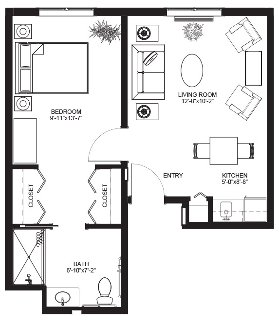 Floorplan Mvj Mc 1br B