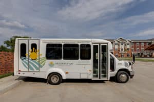 Bus Transportation, Independent and Assisted Living at Meadowview of Johnston IA
