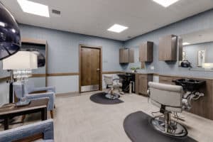 Barber and Beauty Salon at Meadowview of Johnston IA